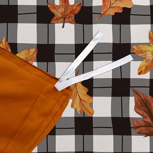 Halloween Duvet Cover Set King Size 3 Pieces - Pumpkin Sunflower Maple