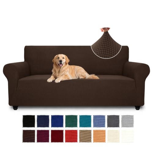YEMYHOM 2026 Large Coffee Sofa Cover Slipcover for 3 Cushion Couch Pet Friendly