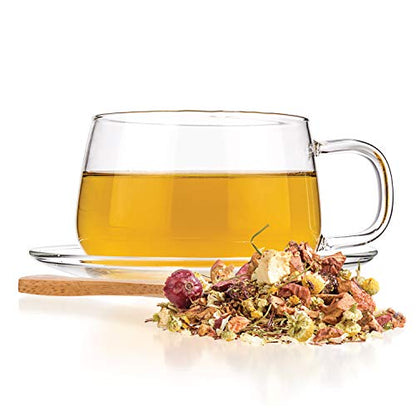 Tealyra - Tranquil Nights - Chamomile Fruity - Herbal Tea - Loose Leaf Tea - Calming & Relax Tea - Caffeine Free - All Natural Ingredients - 110g (4-ounce)