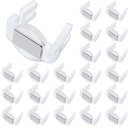 Christmas C9 Light Clips with Magnets 100 Pieces for Outdoor Holiday Decorations