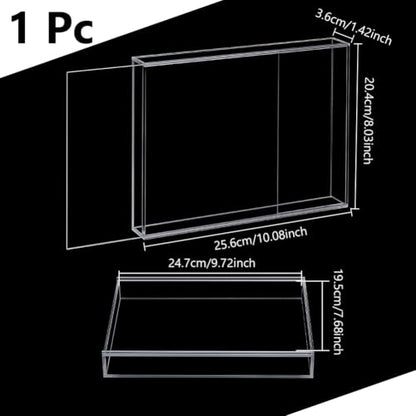 Acrylic Wall Mounted Shadow Box Display Case for Keepsakes 11x14in
