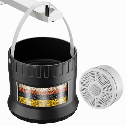 JDO Bath Filter for Tub Faucet - Matte Black Upgraded 3000 Gallon Water Filter
