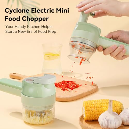 5-in-1 Electric Vegetable Chopper Food Processor - Multi-Function Kitchen Tool