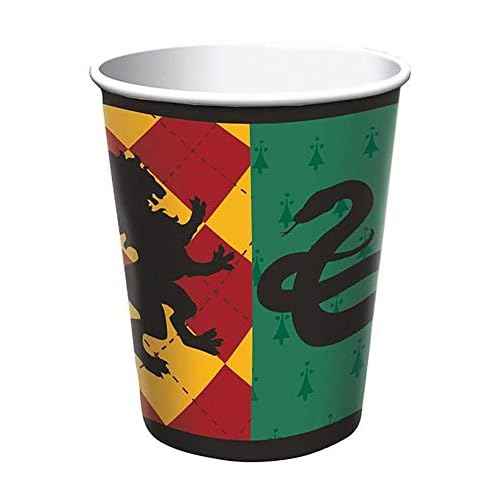 amscan 581890 Cups | Harry Potter¢â | 8 pcs | Party Accessory, Multicolor