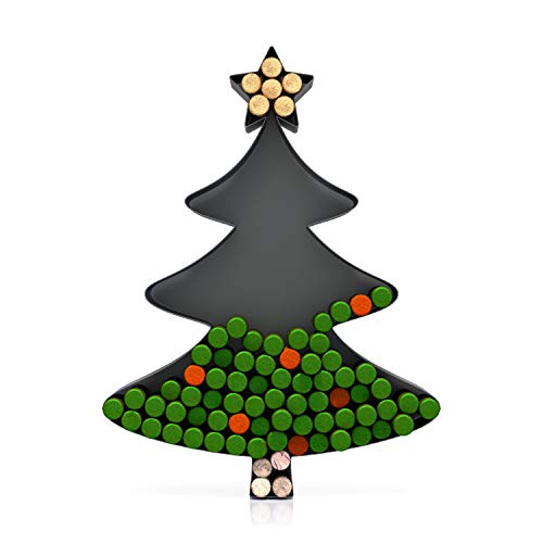 Christmas Tree Cork Holder Wall Art - Wine Letter Decor with Variation TREE