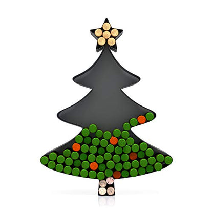Christmas Tree Cork Holder Wall Art - Wine Letter Decor with Variation TREE