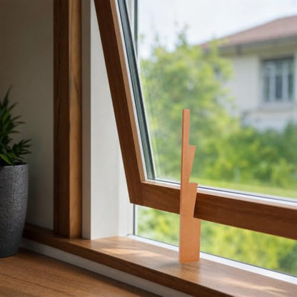 Wooden Window Prop Stick Opener - Adjustable Support for Ventilation