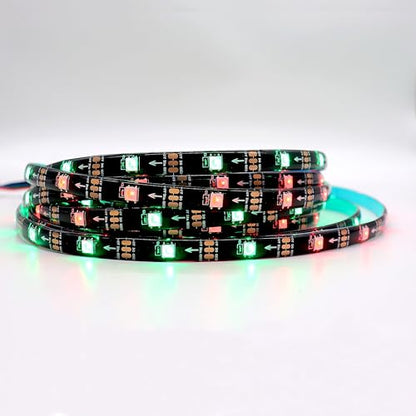 DC5V RGBW LED Strip Light 16.4ft 150 LEDs IP65 Individually Addressable Multi-Color