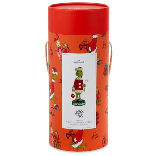 Hallmark Grinch Nutcracker Figurine, 12" Christmas Decor