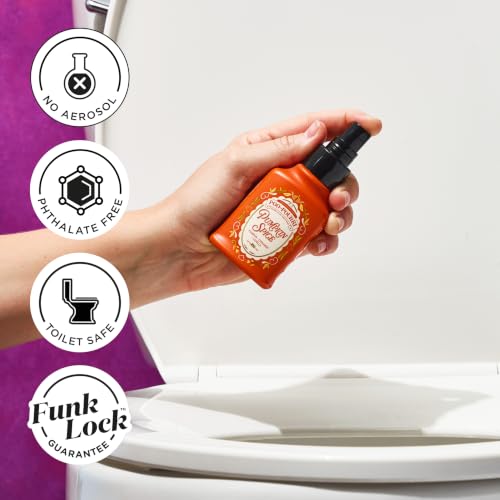 Pumpkin Spice Toilet Spray - 2 fl oz, Odor Trap, Plant-Based, Travel Size