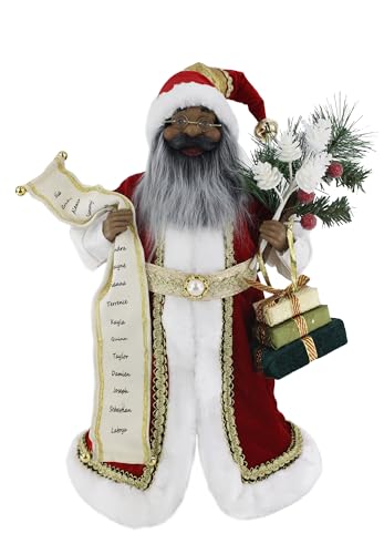Windy Hill 16-inch Naughty or Nice Santa Name List Christmas Decor