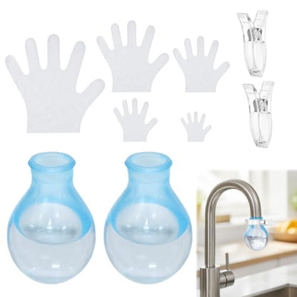 Faucet Descaling Kit with Silicone Covers & Gloves for Limescale Removal