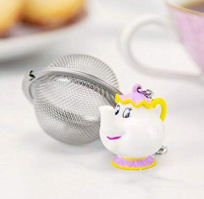 Beauty and The Beast Mrs. Potts Tea Infusers, Tea Steeper for Loose Tea, Cute Cartoon Stainless Steel Fine Mesh Tea Strainer with Gift Box by NSTaygate