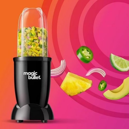 Magic Bullet Personal Blender Set - 7 Pieces for Smoothies, Shakes & More | Compact Design