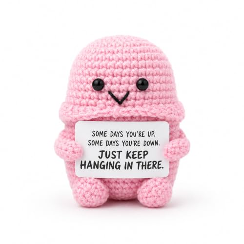 Funny Crochet Plush Gag Gift for Friends Desk Decor