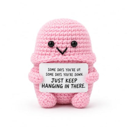 Funny Crochet Plush Gag Gift for Friends Desk Decor