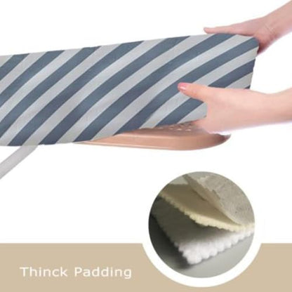 Heavy Duty Ironing Board Cover and Pad 18x57 Inch Heat Reflective Thick Elasticated
