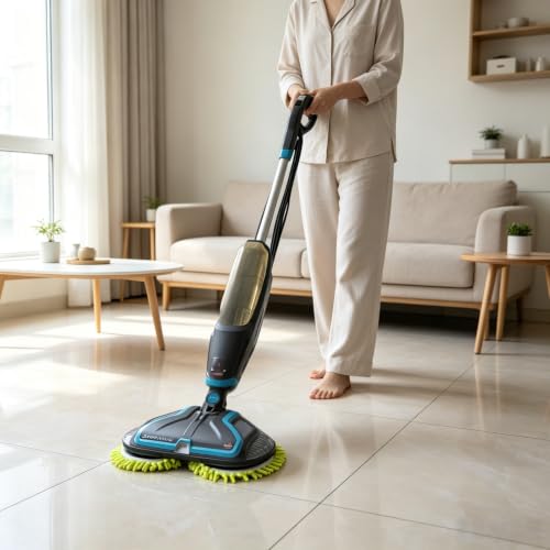 4-Pack Floor Scrub Brushes and Chenille Pads for Bissell Spinwave Mop 20393 2307