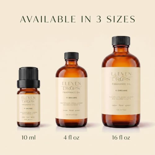 11 Dreams Fragrance Oil - Hotel-Inspired Diffuser Scent, Pet-Friendly, 4oz