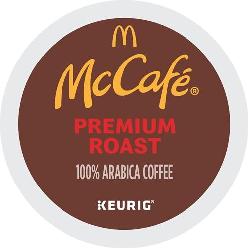 McCafe Premium Roast Coffee, Single Serve Keurig K-Cup Pods, Medium Roast, 60 Count, (6 Packs of 10)