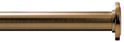 Ivilon Tension Curtain Rod - Spring Tension Rod for Windows or Shower, 24 to 36 Inch. Warm Gold