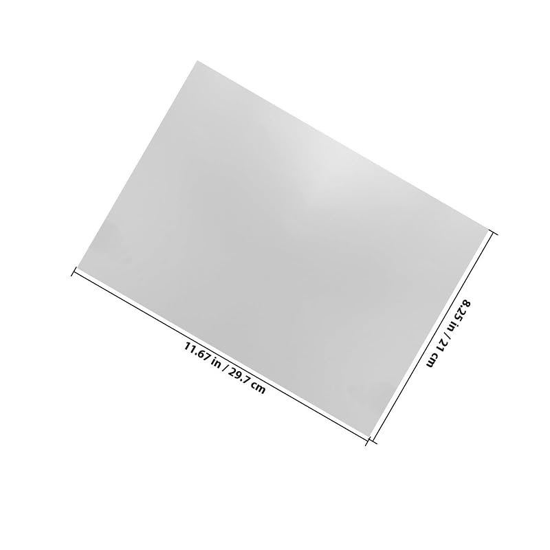 Flexible PC Mirror Sheet - Shatterproof Kaleidoscope/Makeup Wall Craft Sheet 29.7x21cm