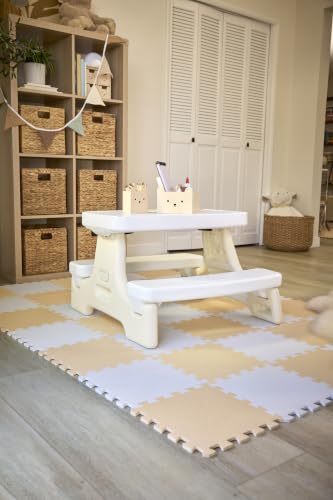 Toddler Picnic Table and Chair Set - Indoor Outdoor Kids Play Furniture