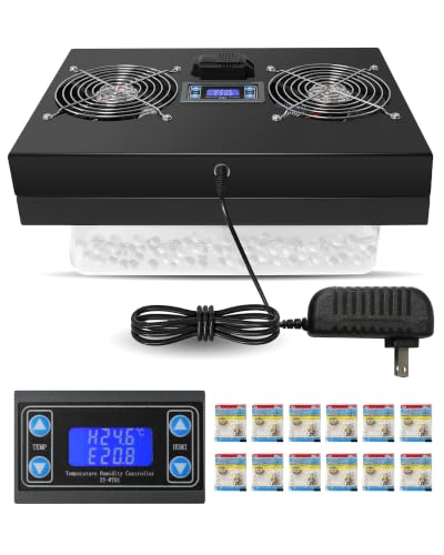 Electric Humidifier for Cigar Cabinets 10-55 Cu Ft Adjustable Temp & Humidity