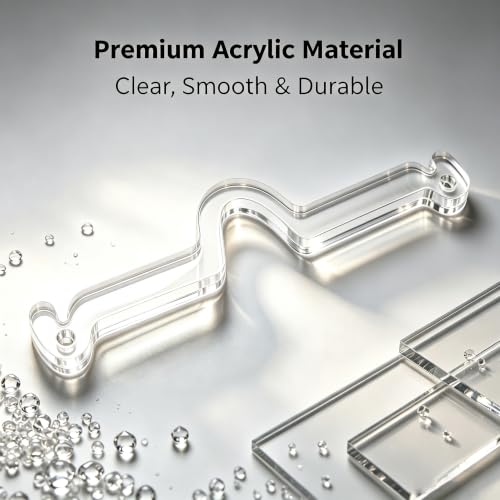 10 Pack Acrylic Rearview Mirror Charms Hangers for Car Decor