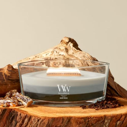 WoodWick Warm Woods Trilogy Candle 16oz with Crackling Wick - Warm Woods / 16oz