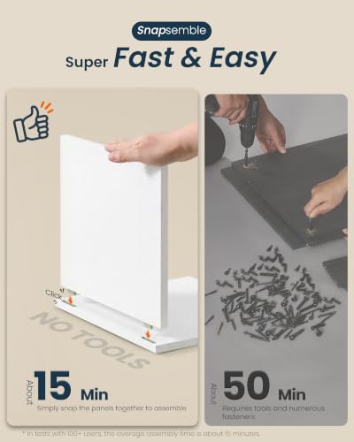 Tool-Free Wall Bathroom Cabinet with 2 Doors & Adjustable Shelves
