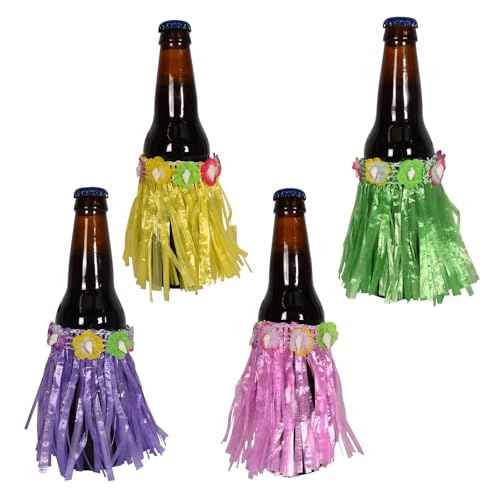 Beistle Kitchen Drink Hula Skirts, Multicolored, 0 US
