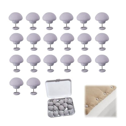 20 Down Comforter Clips for Bedding & Cushions - Gray