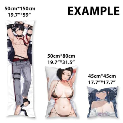 Anime Body Pillow Cover 20x59in Dakimakura Custom Design - Variation of THIS listing 20"×59"
