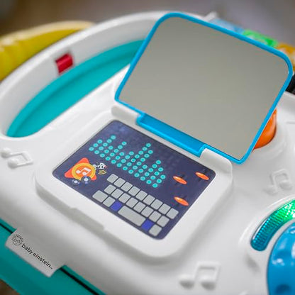 Baby Einstein Musical Mix ‘N Roll 4-in-1 Push Walker, Activity Center, Toddler Table & Floor Toy, 100+ Songs & Phrases, DJ Station with Piano