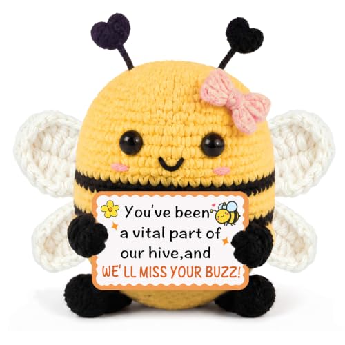 Crochet Bee Amigurumi Coworker Farewell Gift - Knitting