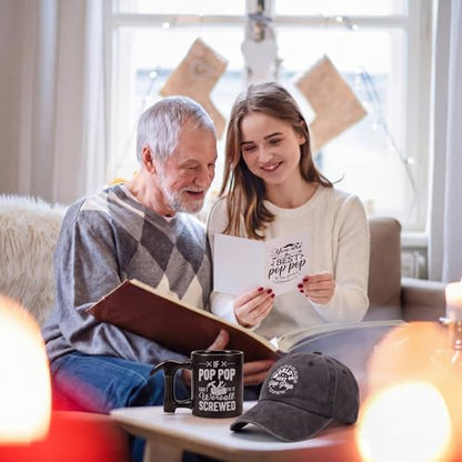 Pop Pop Christmas Gift Set - 5 Pcs Dad Grandfather Father's Day