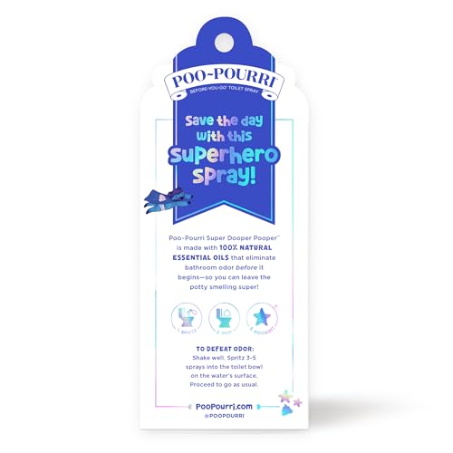 Baby-Pourri Super Dooper Pooper Odor Freshener Spray, 2 Fl Oz - Strawberry and Honeysuckle