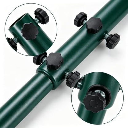 Christmas Tree Extension Pole with 6 Hand Tightening Knobs - Height Adjuster