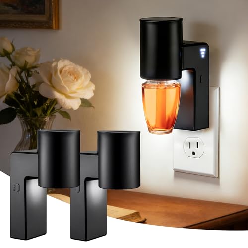 Wall Fragrance Plug-In with Night Light and Adjustable Essential Oil Diffuser