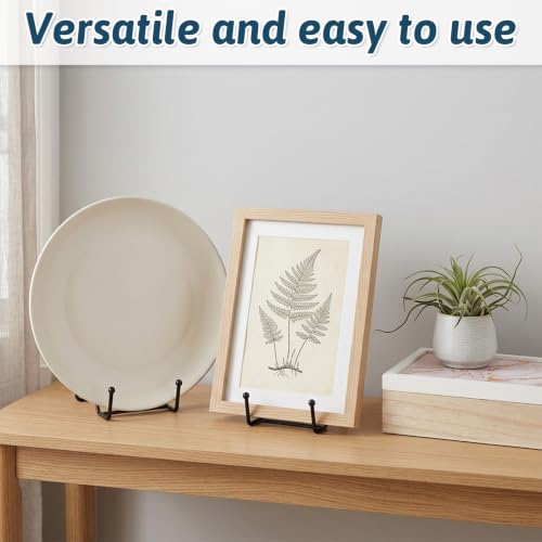 15 Pack Metal Plate Display Stands for Decorative 6-inch Plates