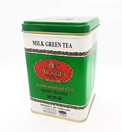 Hand Thai Milk Green Tea Green Lebal 2g. Pack 50 Number One Brand Product of Thailand