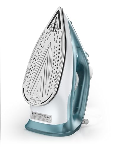 1500W Steam Iron with Ceramic Soleplate Auto-Off Safety & Large Water Tank