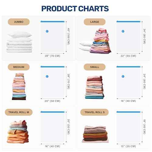 Simple Deluxe 20 Pack Space Saver Bags (4 Jumbo/4 Large/4 Medium/4 Small/4 Roll M) Vacuum Storage Bags, Vacuum Seal Bags with Hand Pump for Comforters, Blankets, Bedding, Pillows and Clothes