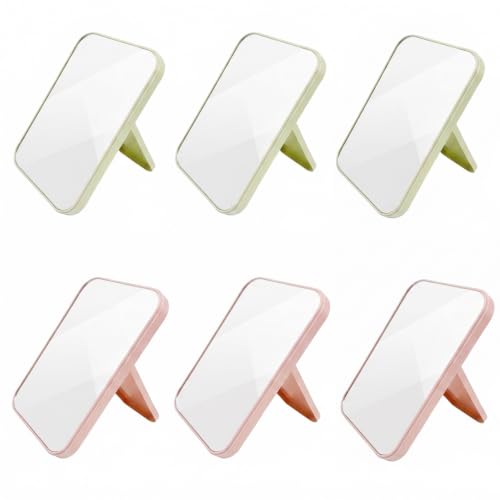 8.5 Inch Portable Folding Makeup Mirror with Adjustable Stand - Vanity & Travel