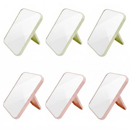 8.5 Inch Portable Folding Makeup Mirror with Adjustable Stand - Vanity & Travel