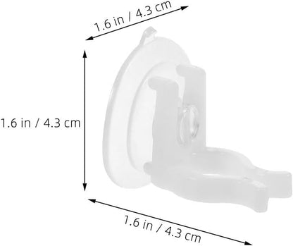 STOBAZA LED Candle Light Wall Hook - Secure Mounting with Transparent Suction Cups & Long Rod