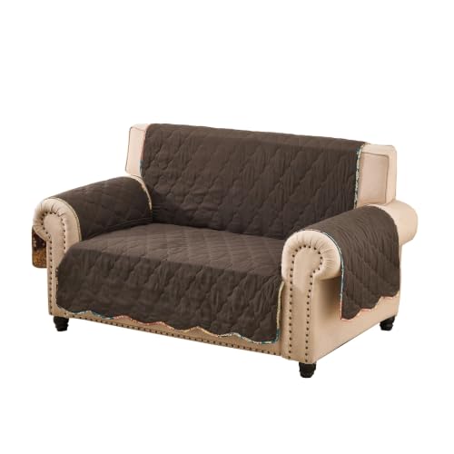 Reversible Furniture Protector for Loveseat - Pet-Friendly, Slip-Proof, 60x70 Inches