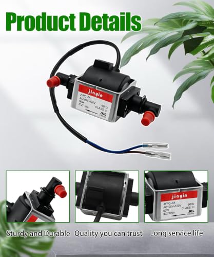 Electromagnetic Water Pump for Carpet Cleaners and Coffee Machines - 2400cc/min 2 Bar