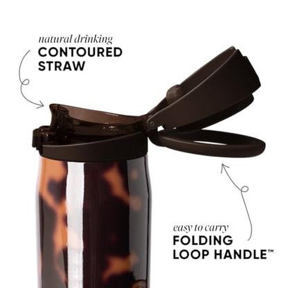 Simple Modern 30oz Water Bottle with Straw & Handle - Tortoise